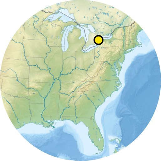 Location of Niagara Falls