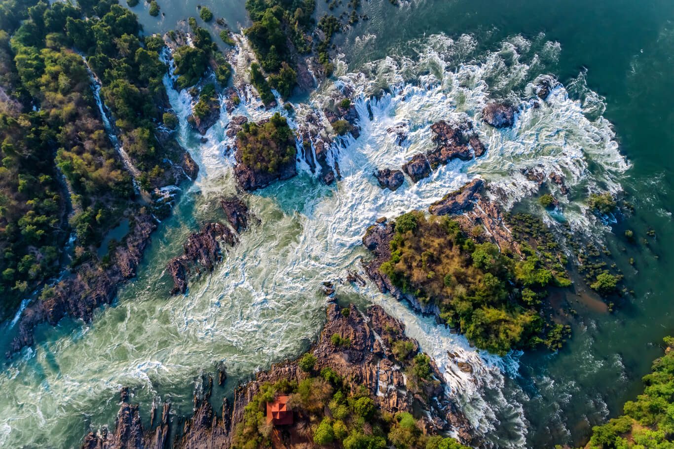 Waterfall Khone Falls