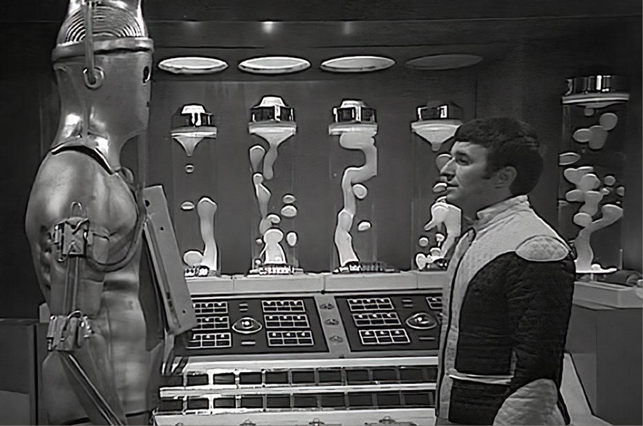 In 1968, lava lamps first appeared on television in the cult science fiction series Doctor Who. In the episode “Wheel in Space,” they were used as part of the set for the oxygen supply room