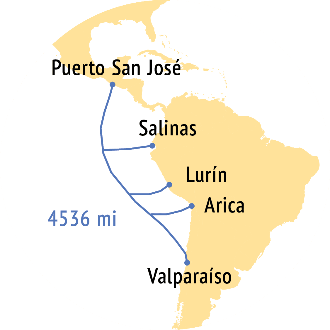 This cable is a joint project by the two largest telecommunications companies of Latin America, whose goal is to improve global communications. The cable is expected to begin operation in 2021