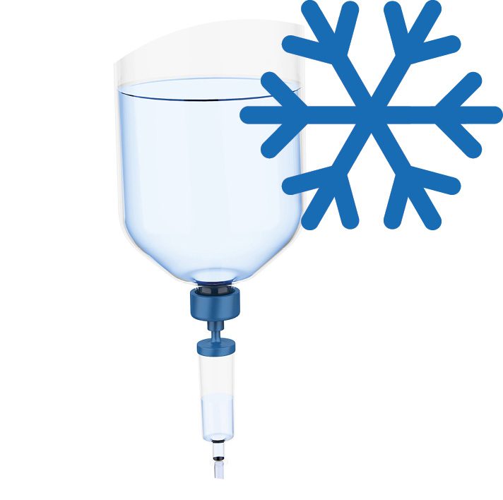 After that, the body should be cooled to 32–50 °F  and, gradually, you should replace the blood with a cold solution of cryoprotectants