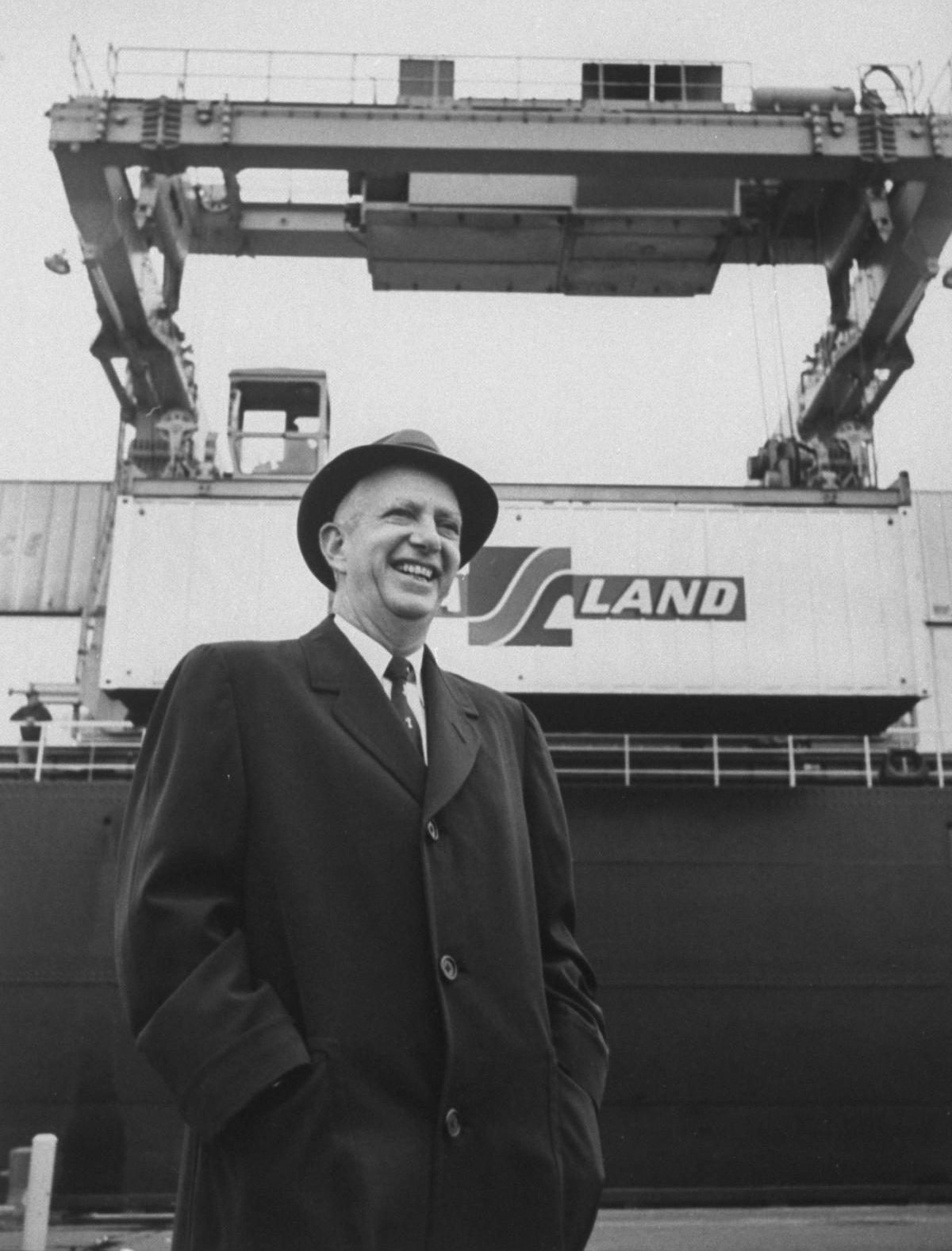 Malcolm McLean, “the father of containerization”