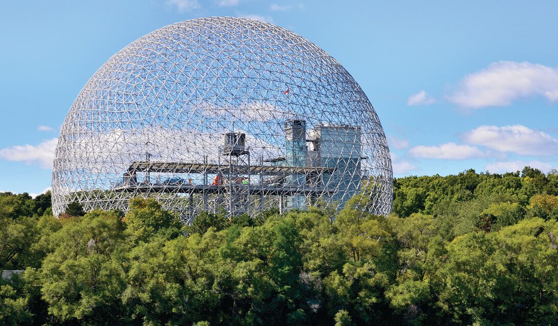 Fuller’s Biosphere in Montreal, Canada
