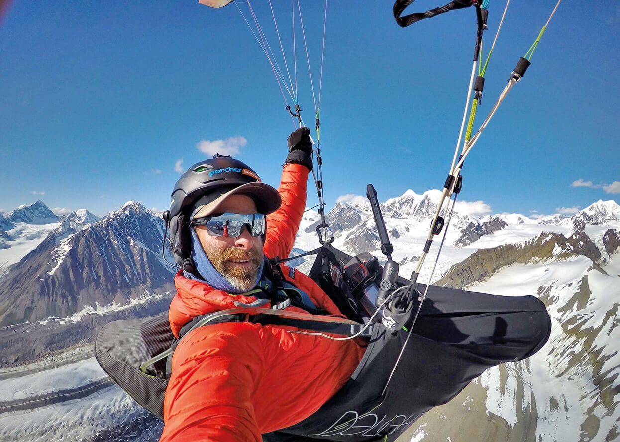 Paraglide: The mountain ranges of Karakoram (Pakistan) and the Himalayas (Nepal) are popular vol-bivouac routes